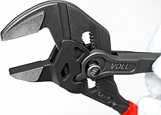 Эксплуатация клещей переставных с кулачковым приводом Voll Cobra 10 (250 мм), CrV