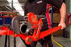 Эксплуатация сложнорычажных трубных ключей Ridgid S-2