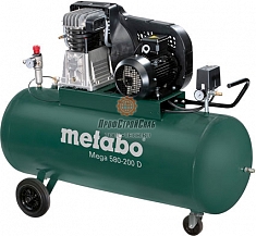 Компрессор маслянный поршневой Metabo Mega 580-200 D