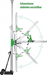 Поворотный кронштейн универсальных станин для алмазного бурения Eibenstock USD 182 Up-Side-Down