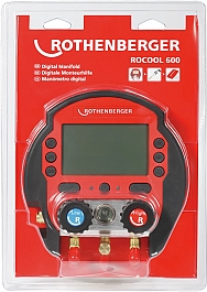 Упаковка электронного цифрового манометрического коллектора Rothenberger Rocool 600