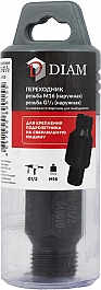 Упаковка переходника для подрозетников Diam M16 папа-G1/2" папа
